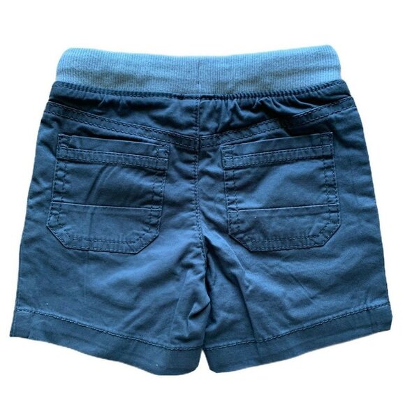 2 Boys Chino Shorts Toddler Baby 12M Charcoal Black New With Tags Cat & Jack - Picture 3 of 3